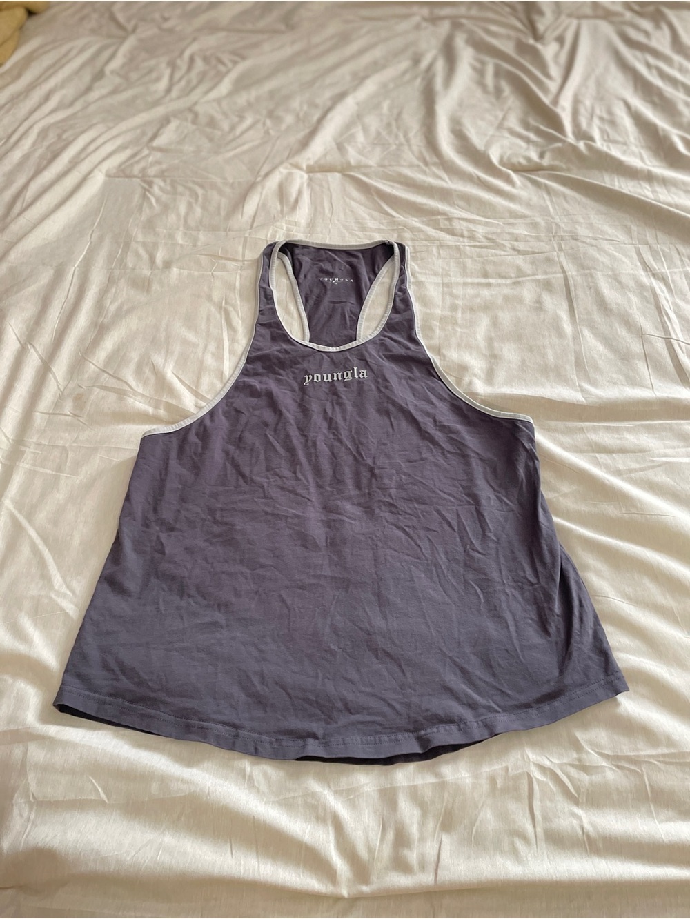YoungLA Tops, pale purple, size M